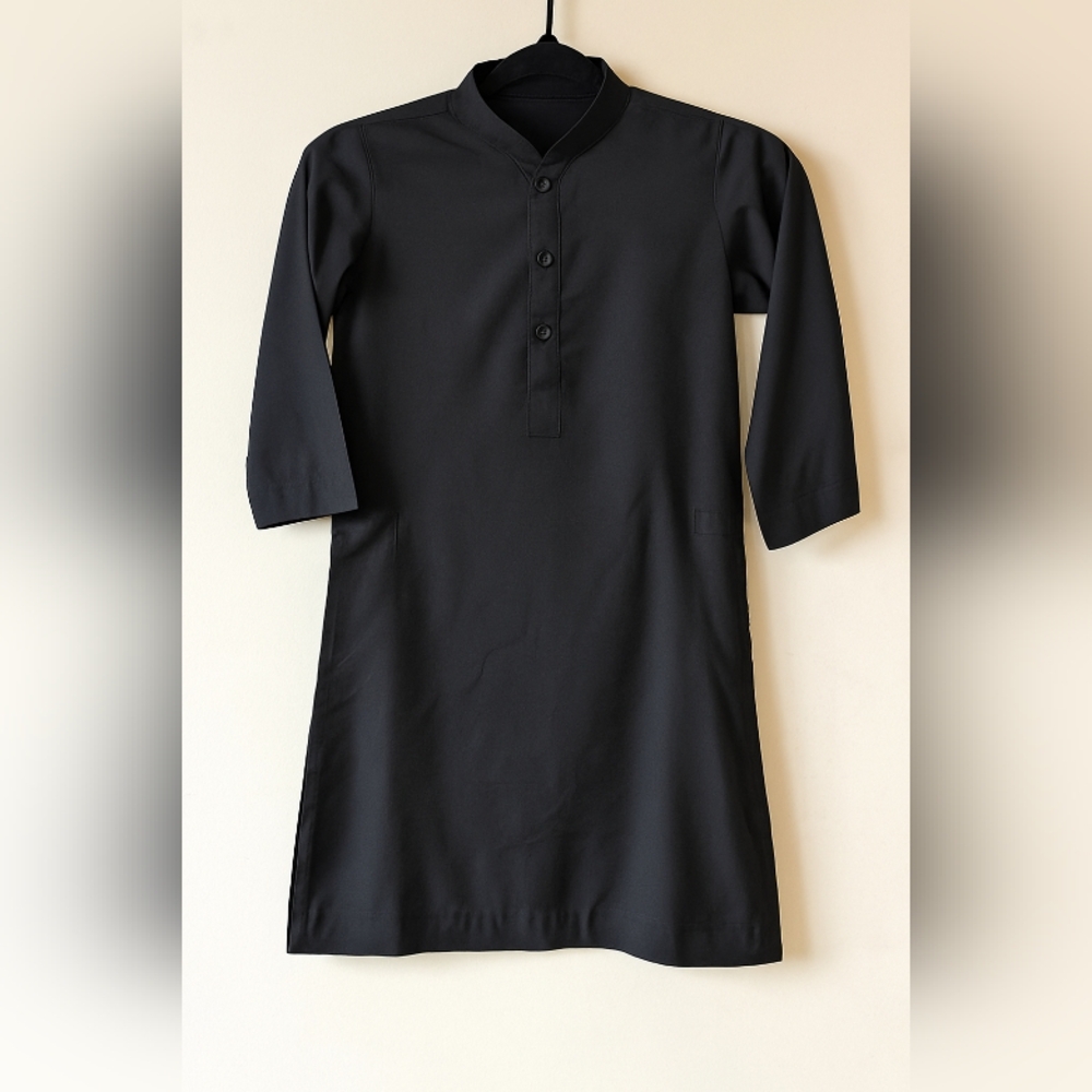 Boys Black Traditional Kurta